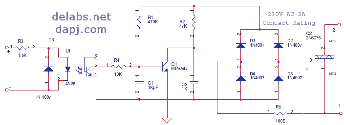 Solid State Relay Driver Circuit