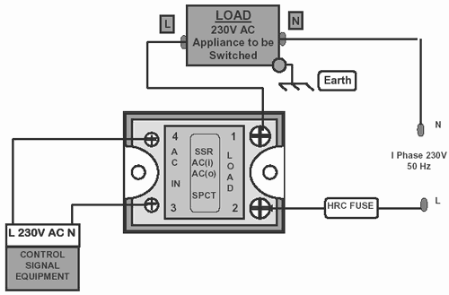 AC-AC SSR
            Wiring