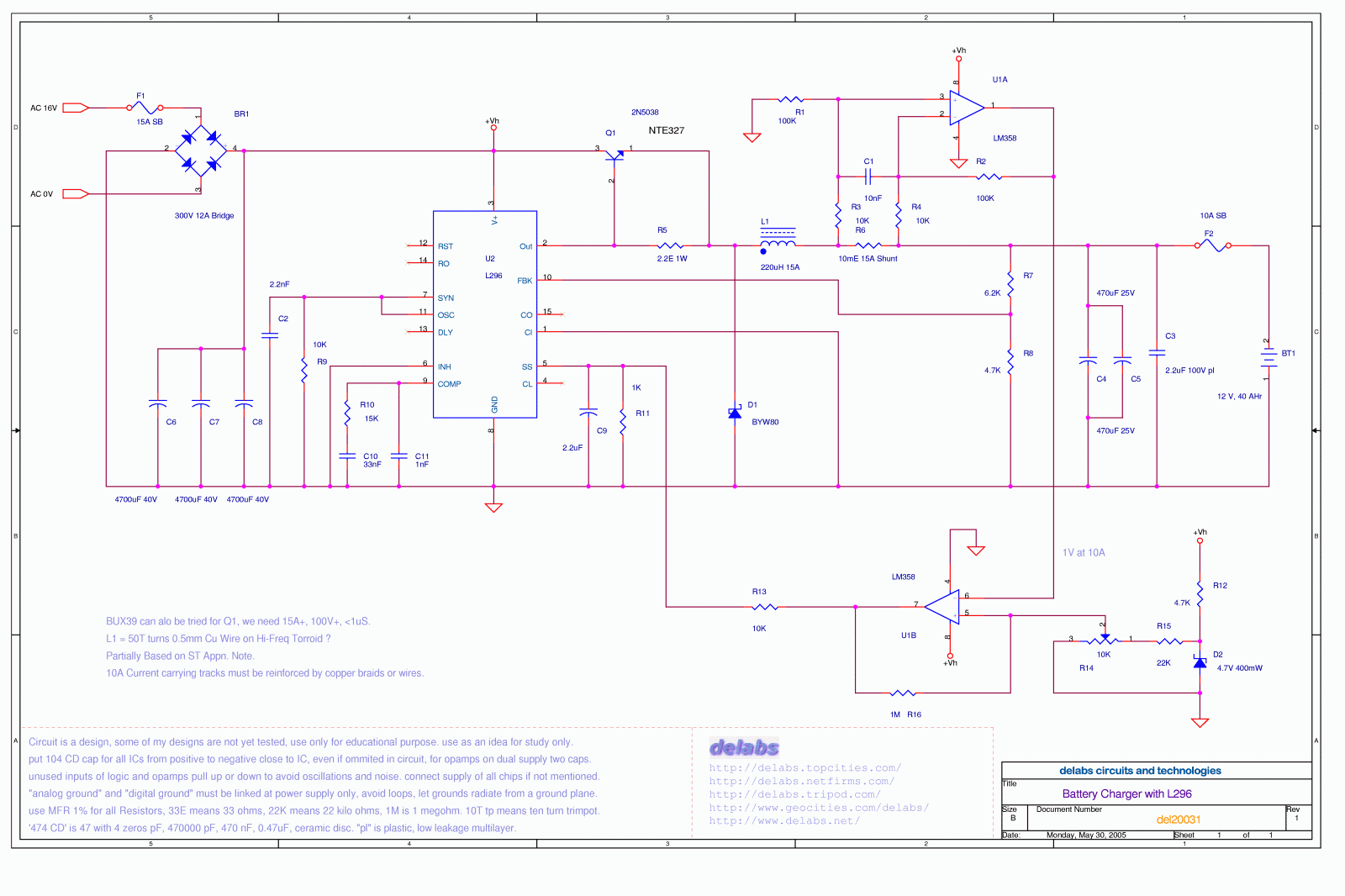 SMPS » delabs Schematics - Electronic Circuit