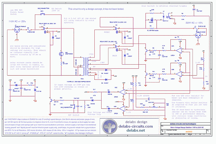 Stabilizer Step up 110V AC to 230V
              AC 500VA